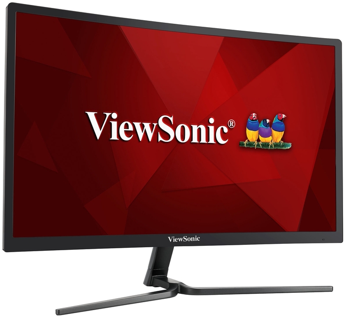 Монитор ViewSonic 23.6"  VA SuperClear изогнутый, 1920x1080, 3ms, 280cd/m2, 178°/178°, 80Mln:1, DVI, HDMI, DisplayPort, Free Sync, колонки, 144Hz, Glossy Black VX2458-C-MHD VX2458-C-MHD #2