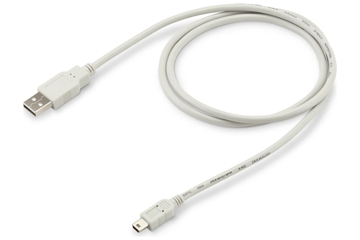 Кабель Buro USB2.0-M5P-1 USB A(m) mini USB B (m) 1м серый USB2.0-M5P-1 USB2.0-M5P-1