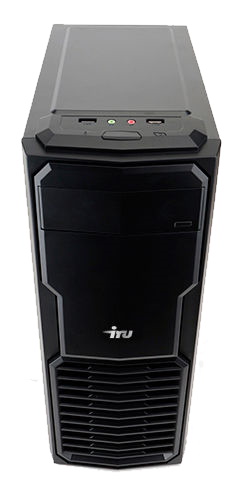 Персональный компьютер iRU Home 315 MT i5 9400F (2.9) 8Gb 1Tb 7.2k SSD240Gb GTX1650 4Gb Windows 10 Home Single Language 64 GbitEth 400W черный 1418907 1418907