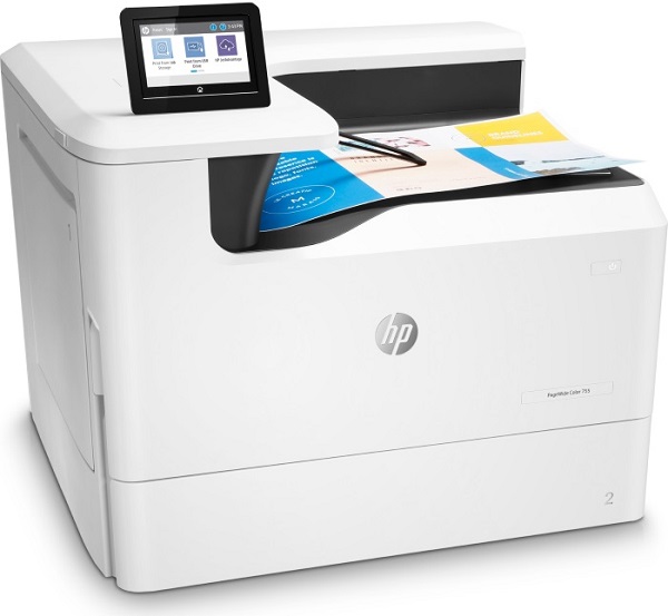 Принтер HPE PageWide Color 755dn (A3, 600dpi, 35(up to 55)ppm, Duplex, 1,5 Gb,2trays 100+550, USB/GigEth/WiFi, 1y war, pigment ink, replace Y3Z46B) 4PZ47A 4PZ47A