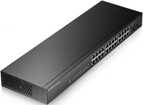 Коммутатор Zyxel GS1900-24 Smart L2, 24xGBE, 2xSFP, бесшумный, rack 19" GS1900-24-EU0102F GS1900-24-EU0102F #3