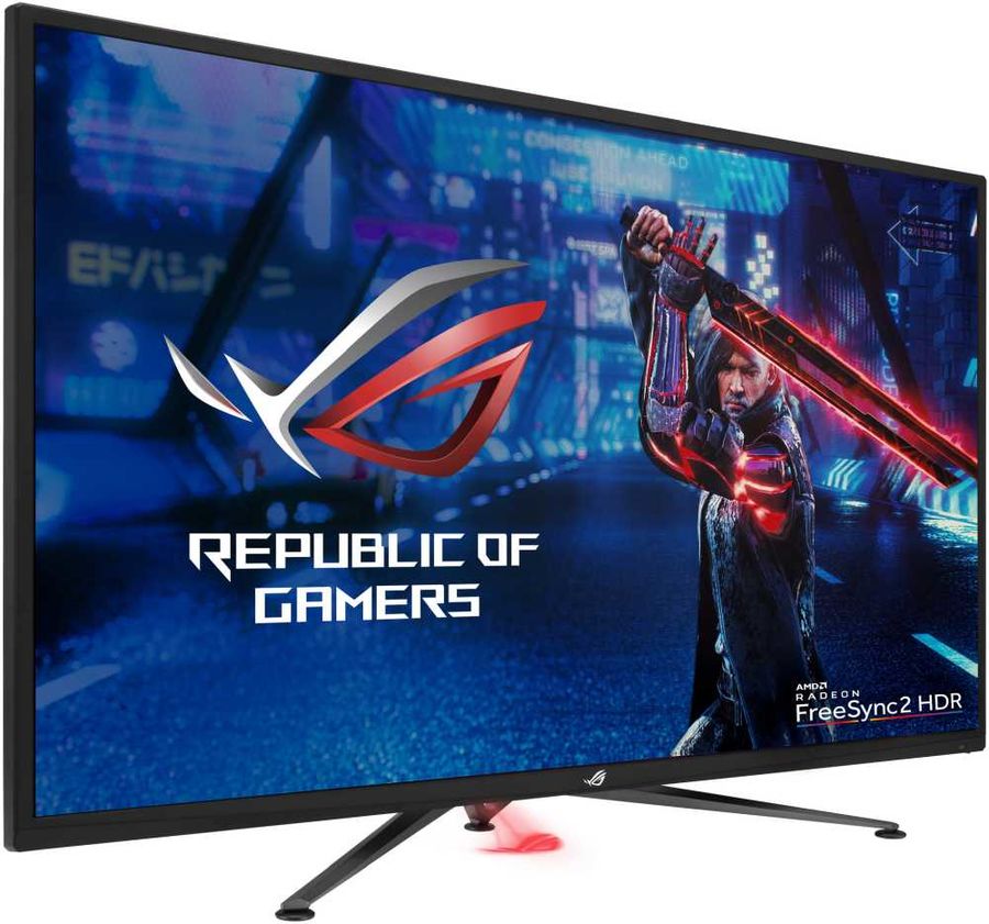 Монитор ASUS 43" XG438Q VA LED 4K, 3840x2160, 4ms, 450cd/m2, 4000:1, 178°/178°, 3*HDMI, DP, USB-Hub, HDR10, FreeSync 2 HDR, 120Hz, колонки, 90LM04U0-B01170 90LM04U0-B01170