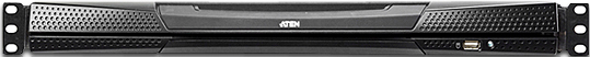 KVM переключатель ATEN 1 local user PS2/USB/VGA конс.LCD 17"+32 IP user=> 8 cpu/порт (PS2/USB/Sun+VGA)/RS232, без модулей KL1508AiM-AXA-RG KL1508AiM-AXA-RG