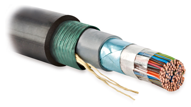 Кабель Hyperline витая пара, экранированная F/UTP, категория 3, 25 пар (24 AWG), одножильный (solid), экран - фольга, внешний, UV PE, -40°C - +60°C, черный FUTP25-C3-S24-ARM-OUT-PE-BK FUTP25-C3-S24-ARM-OUT-PE-BK