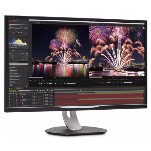 Монитор Philips 31,5" 3840x2160 60Гц VA W-LED 16:9 4ms 2*HDMI DP USB-C3.1 4*USB-3.0 3000:1 80M:1 178/178 600cd HAS Pivot Swivel Tilt Speakers FlickerFree Black 328P6VUBREB/00 328P6VUBREB/00