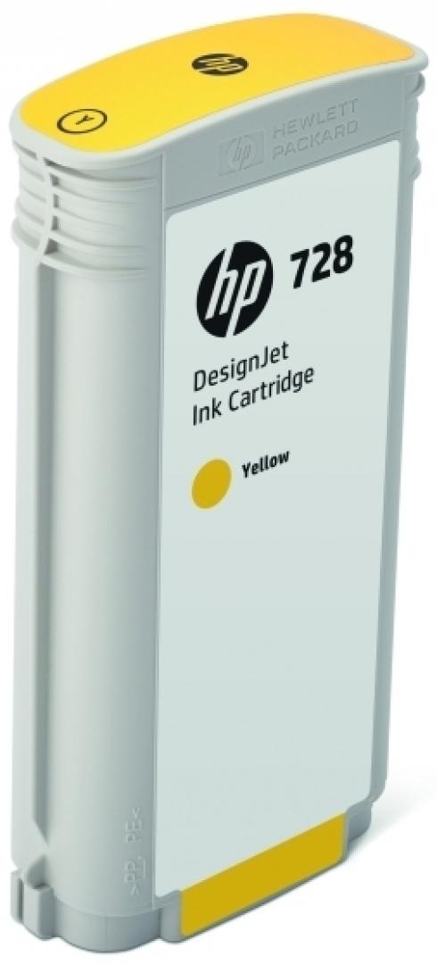 Картридж струйный HP 728 желтый для HP DJ T730/T830 (130мл) F9J65A F9J65A