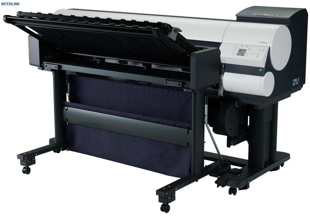 Принтер Canon iPF850 44”, A0, 5 цветов, держатели рулона, HDD 320Gb, USB 2.0, Ethernet (добавить рулонный модуль и укладчик) 0009C003 0009C003