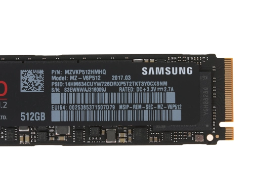 Твердотельный накопитель Samsung SSD M.2 2280 512Gb 960 PRO Series <> (PCI-E x4, up to 3500/2100MBs, 330000 IOPs, 3D MLC, Polaris, NV MZ-V6P512BW MZ-V6P512BW