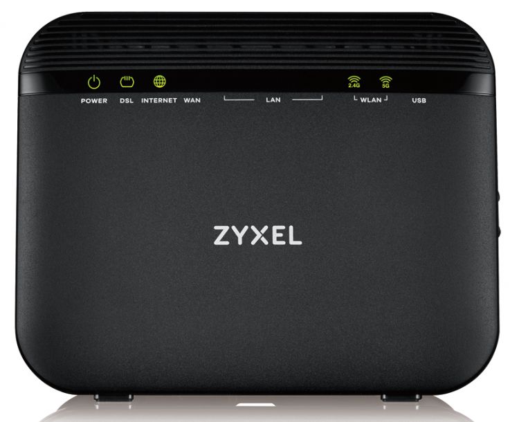 Маршрутизатор Zyxel VMG3625-T20A Dual Band Wireless AC/N VDSL2 Combo WAN Gigabit Gateway VDSL2 profile 17a over POTS Gateway, GbE WAN, 4GbE LAN, 1 USB 2.0, WiFi 11n VMG3625-T20A-EU01V1F VMG3625-T20A-EU01V1F