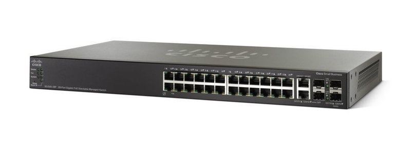 Комммутатор Cisco 28-портовый Cisco SG500-28 28-port Gigabit Stackable Managed Switch SG500-28-K9-G5 SG500-28-K9-G5