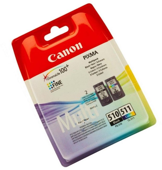 Картридж CANON PG-510/CL-511 (PIXMA MP240/MX320/IP2700) комплект(2970B010) 2970B010