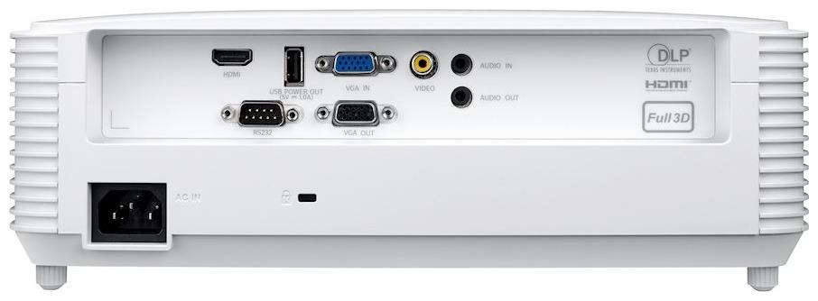 Проектор Optoma X309ST Full 3D; DLP, XGA (1024*768), 3700 ANSI Lm, 25 000:1, Короткофокусный TR 0,617:1; HDMI 1.4a x1; VGA (YPbPr/RGB) x1; Composite x1; AudioIN x1; VGA Out; Audio Out; USB-A power 1A; RS232; 10W x1;белый E9PD7DQ01EZ1 E9PD7DQ01EZ1 #1