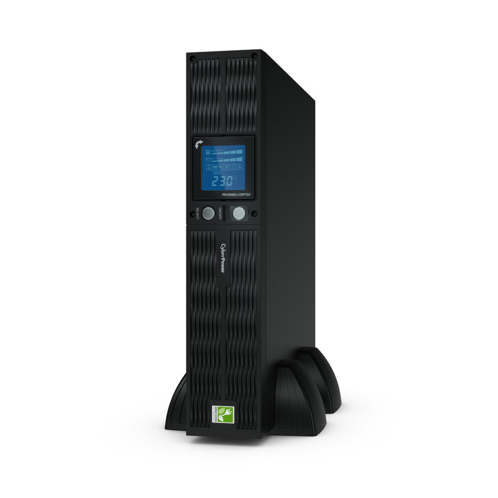 Источник бесперебойного питания CyberPower 1PE-0000525-00G line-interactive, 1500VA/1350W, USB/RS-232/Dry/EPO/SNMPslot/RJ11/45 (8 IEC) PR1500ELCDRT2U PR1500ELCDRT2U