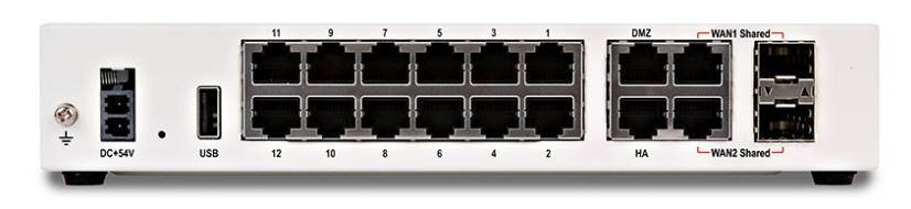 Межсетевой экран Fortinet FortiGate-81E 14 x GE RJ45 ports (including 1 x DMZ port, 1 x Mgmt port, 1 x HA port, 12 x switch ports), 2 x Shared Media pairs (Including 2 x GE RJ45 ports, 2 x SFP slots). 128GB onboard storage. Max managed FortiAPs (Tota FG-81E
