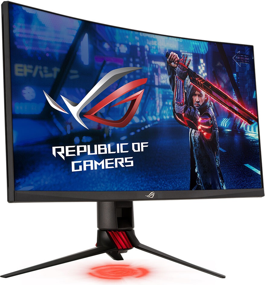 Монитор ASUS 27" XG27WQ Gaming ROG Strix Black Сurved (IPS, LED, Wide, 2560x1440, 165Hz, 4ms, 178°/178°, 450 cd/m,  90LM05I0-B01970 90LM05I0-B01970