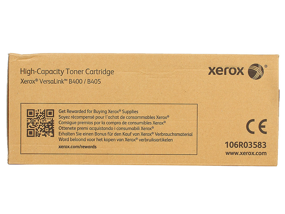 Картридж Xerox лазерный черный (13900стр.) для Xerox VL B400/B405 106R03583 106R03583