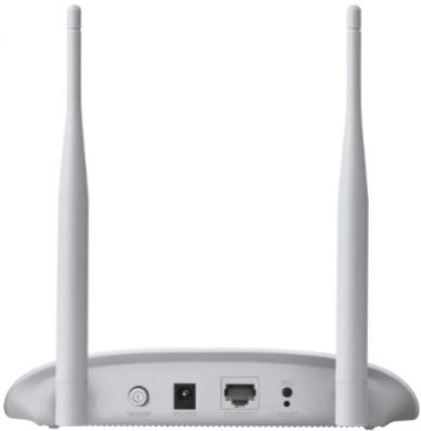 Точка доступа TP-Link 300 Мбит/с 802.11b/g/n, 1*LAN, Passive PoE  TL-WA801N TL-WA801N