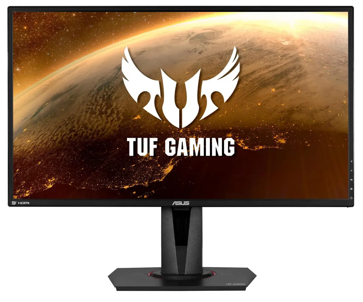 Монитор ASUS 27" TUF Gaming VG27AQ черный IPS LED 1ms 16:9 HDMI M/M матовая HAS Piv 1000:1 350cd 178гр/178гр 2560x1440 165Hz G-Sync FreeSync DP WQ 90LM0500-B03370 90LM0500-B03370