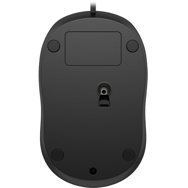 Мышь HP 1000 Wired Mouse оптическая, проводная, USB, черный 4QM14AA 4QM14AA