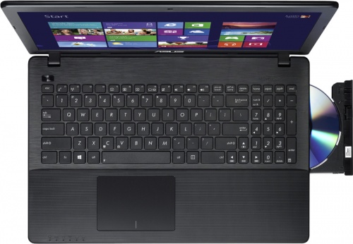 Ноутбук ASUS X552MJ black 15.6" HD Pen N3540/4Gb/500Gb/GF920M 1Gb/DVDRW/W10 90NB083B-M01750