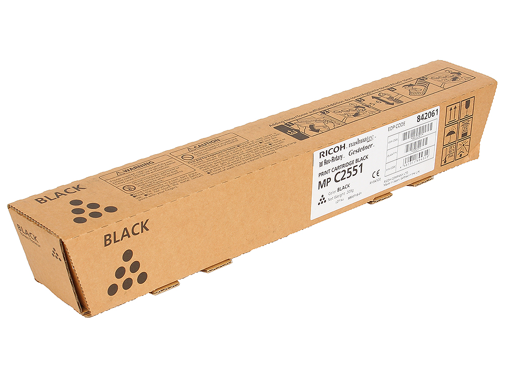 Тонер-картридж тип MPC2551E черный (10000 стр.) для Ricoh Aficio MP С2051/С2551 842061/841587