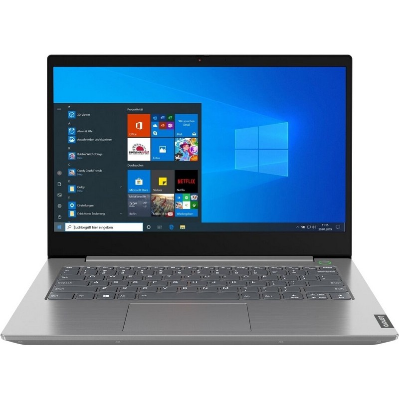 Ноутбук Lenovo ThinkBook 14-IIL /14.0FHD_IPS_AG_250N_N /CORE_I3-1005G1_1.2G_2C_MB /8GB DDR4 2666 /256GB_SSD_M.2_2242_NVME_TLC / /Интегрированная графика /Wi-Fi 2x2 AX + BT /FPR /3-cell 45 Вт/ч /1 x USB 3.0, 1 x USB 3.0 always-on, 1 x USB 2.0, 2 x USB 20SL00D3RU