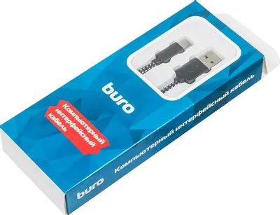 Кабель Buro Braided BRET TYPEC1 USB A(m) USB Type-C (m) 1м BHP RET TYPEC1 BHP RET TYPEC1