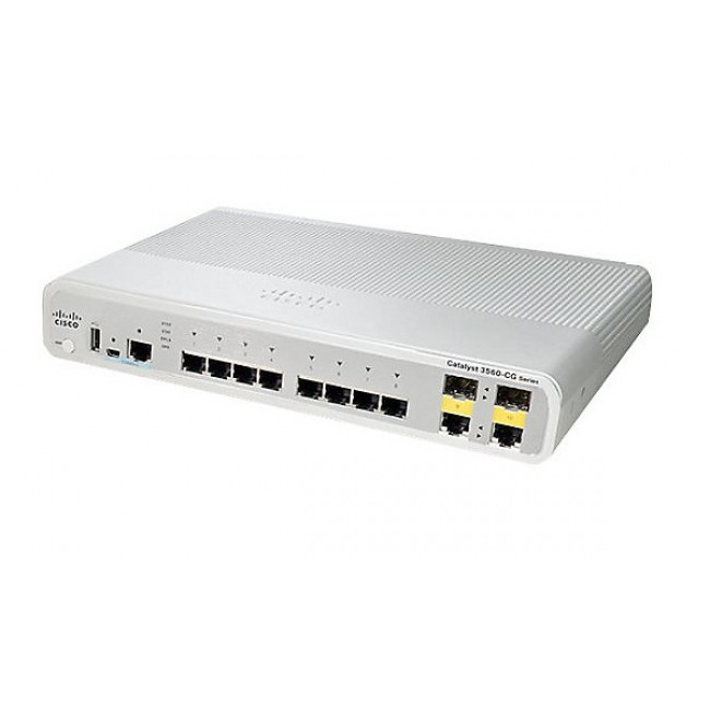 Коммутатор Cisco Switch 8 GE, 2 x Dual Uplink, IP Base WS-C3560CG-8TC-S WS-C3560CG-8TC-S