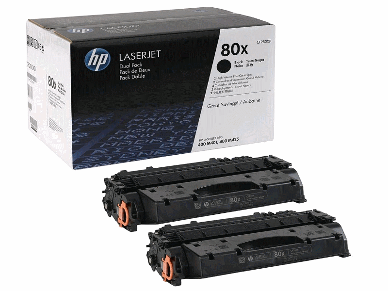 Картридж HP CF280XD (LJ Pro 400 M401/Pro 400 MFP M425) двойная упаковка картриджа CF280X CF280XD