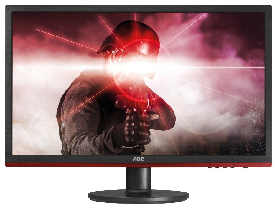 Монитор AOC 21,5" Black-Red (TN, 1920x1080, D-sub+HDMI+DP, 1 ms, 170°/160°, 250 cd/m, 20M:1) G2260VWQ6 G2260VWQ6 #4