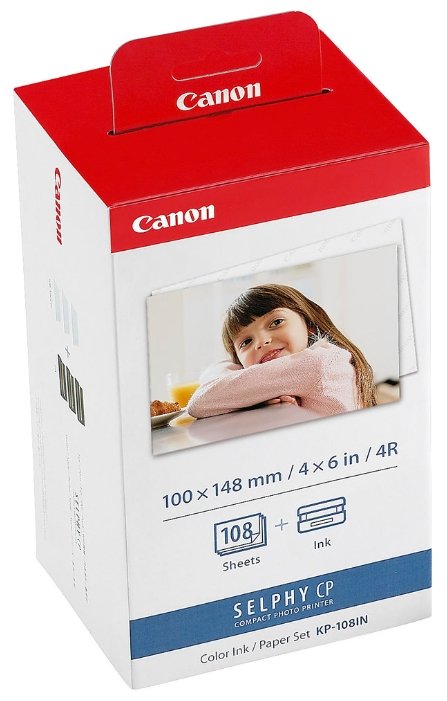 Набор для печати Canon KP-108IN 10x15см/0/108 (3115B001) 3115B001 #1