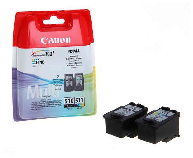 Картридж CANON PG-510/CL-511 (PIXMA MP240/MX320/IP2700) комплект(2970B010) 2970B010