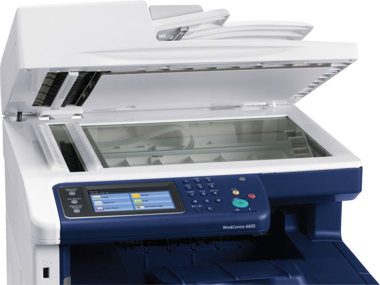 МФУ Xerox WorkCentre 6605N A4, 35 ppm/35 ppm, max 80K p/m, 512 MB, PCL 5/6, PS3, DADF, USB, Eth WC6605N# WC6605N#