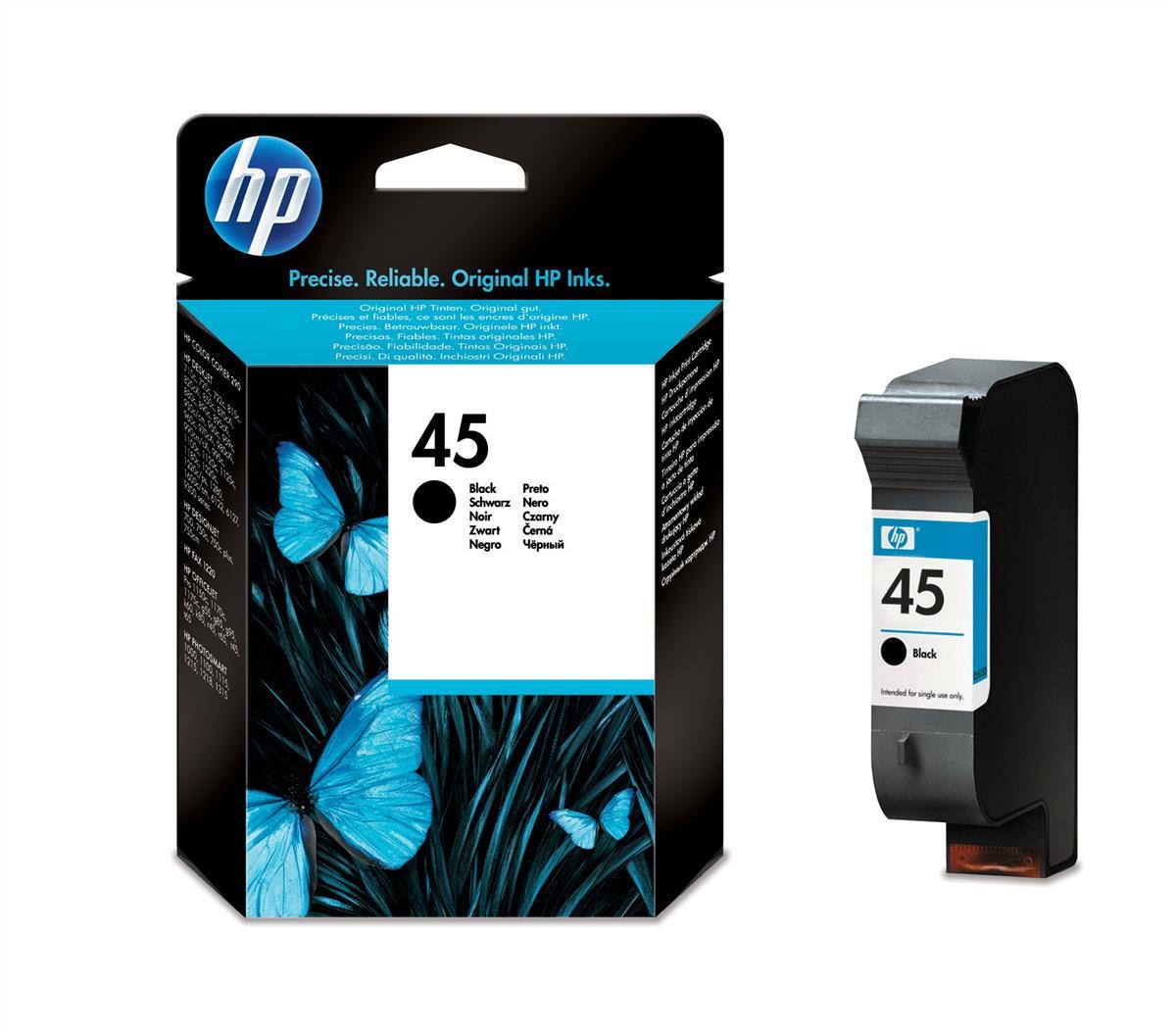 Картридж HP №45 для 710c/720c/722c/815c/820cXi/850c/870cXi/1100c/ 880c/890c/895cXi/930c, Black (5164 51645GE