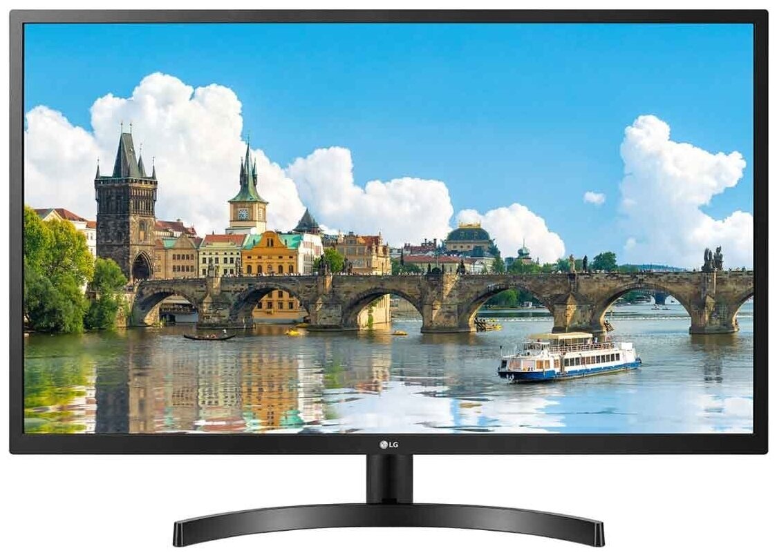 Монитор LG 31.5" IPS LED, 1920x1080, 5ms, 250cd/m2, 1200:1 (Mega DCR), 178°/178°, HDMI, DP, AMD Freesync, 75Hz, Tilt, VESA, Black  32MN600P-B 32MN600P-B