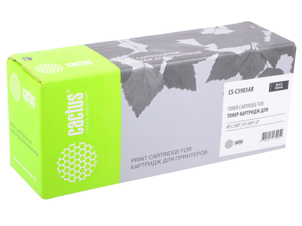 Тонер-картридж Cactus CS-C3903AR черный для HP LJ 5MP/5P/6MP/6P (4000стр.) CS-C3903AR CS-C3903AR