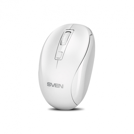 Мышь Sven беспроводная   RX-255W белая (2,4 GHz, 3+1кл. 800-1600DPI, цвет. картон) SV-017729 SV-017729