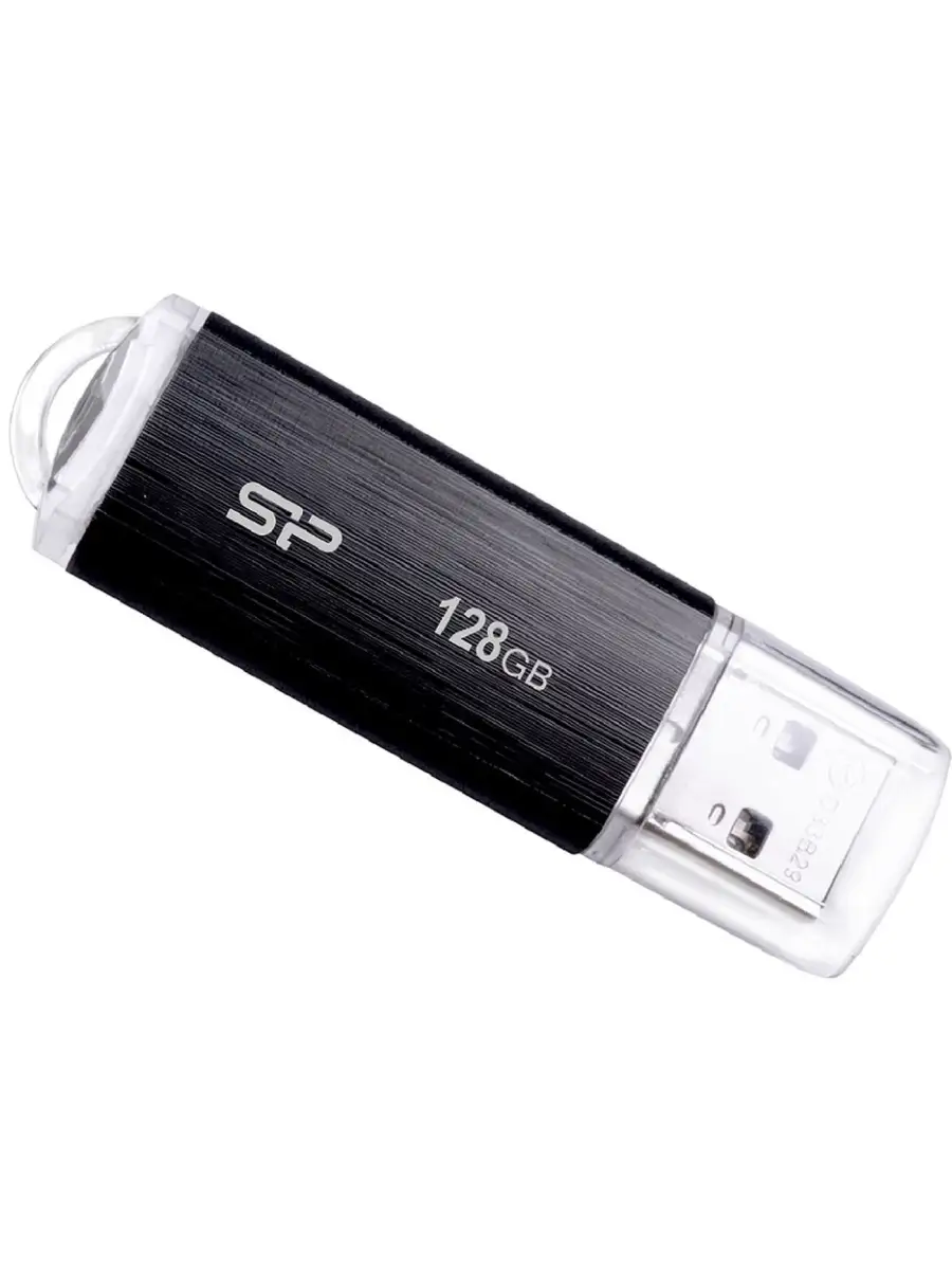 Флеш накопитель Silicon Power SP128GBUF3B02V1K 128Gb,Blaze B02,USB 3.1,черный SP128GBUF3B02V1K SP128GBUF3B02V1K #1