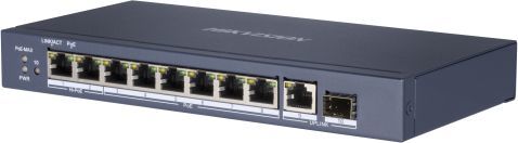 PoE коммутатор Hikvision DS-3E0510HP-E неуправляемый 6 RJ45 1000M с грозозащитой 6кВ; 1 RJ45 1000M Ethernet ,2 1000M  порт поддерживает HiPoE 60Вт,1 1000М SFP порта DS-3E0510HP-E DS-3E0510HP-E