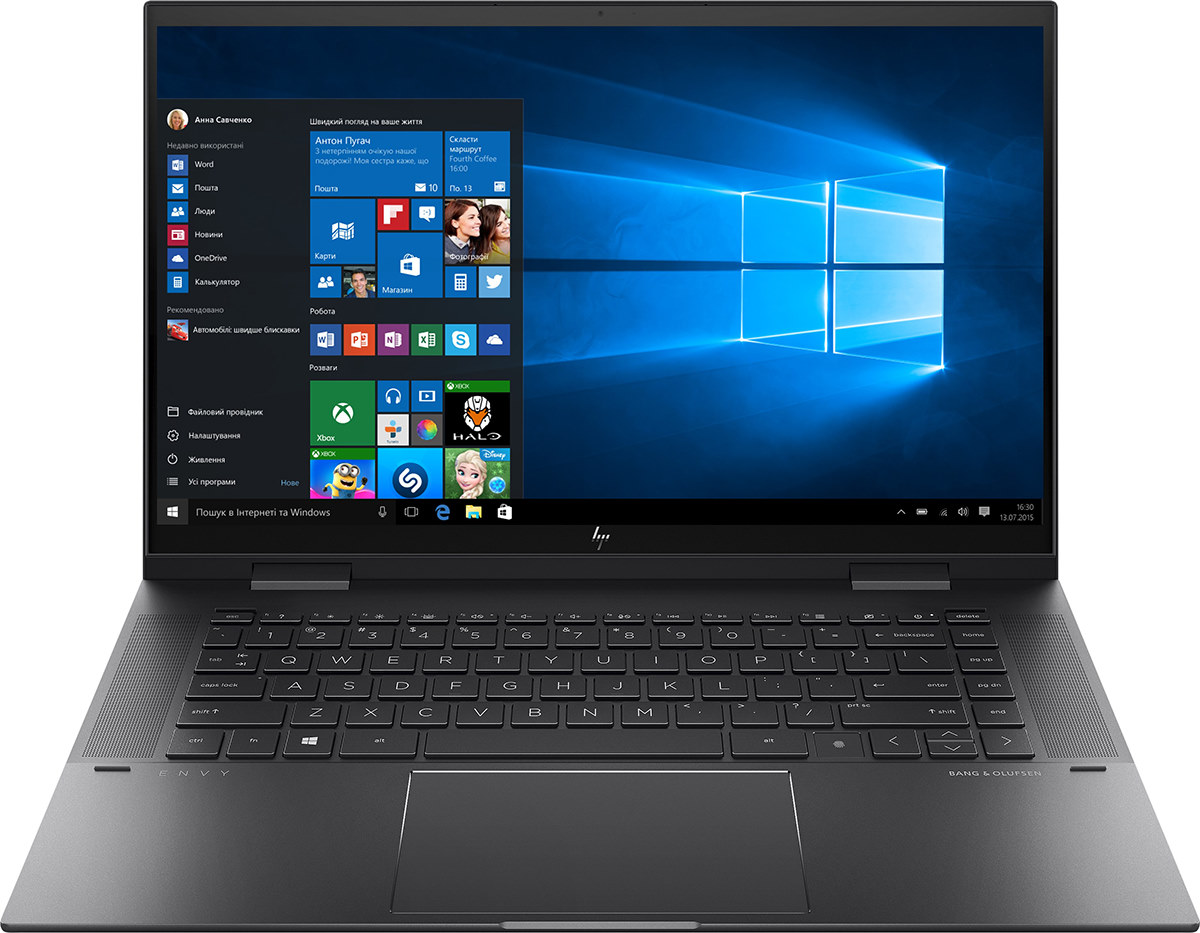 Ноутбук HP Envy x360 15-eu0033ur Nightfall Black 15.6" {FHD TS Ryzen 5 5500U/16Gb/512Gb SSD/W10} 4E1R1EA 4E1R1EA
