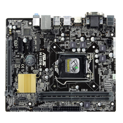 Материнская плата Asus Soc-1151 Intel H110 2xDDR4 mATX AC`97 8ch(7.1) GbLAN+VGA+DVI+HDMI White Box H110M-R/C/SI H110M-R/C/SI