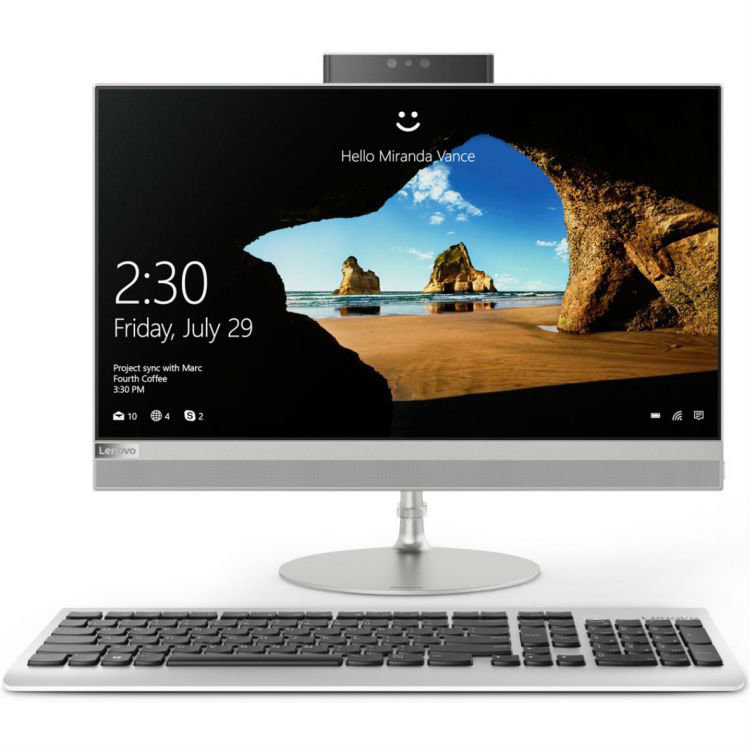 Моноблок Lenovo IdeaCentre AIO 520-22IKU   21.5"(1920x1080)/Intel Core i5 8250U(1.6Ghz)/4096Mb/1000Gb/DVDrw/Int:Intel UHD Graphics 620/BT/WiFi/war 1y/5.65kg/bl F0D500B7RK F0D500B7RK #3