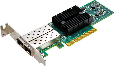 Сетевой адаптер Synology 10 Gigabit Dual port SFP+ PCIe 3.0 x8 adapter (incl LP and FH bracket) E10G17-F2 E10G17-F2