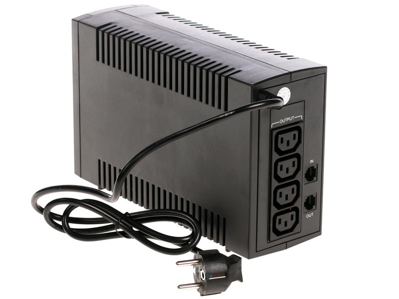 Источник бесперебойного питания CyberPower 1PE-C000499-00G линейно интерактивный 450VA/240W RJ11/45 (4 IEC) UT450EI UT450EI