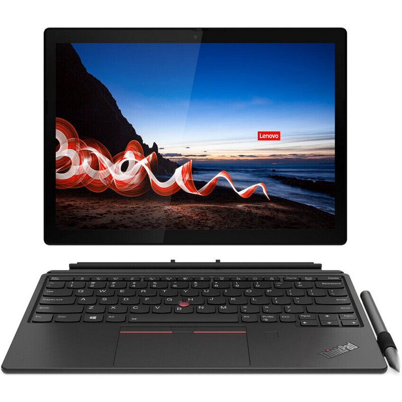 Ноутбук Lenovo ThinkPad X12 Detachable G1 T Core i5 1130G7/8Gb/SSD256Gb/Intel Iris Xe graphics/12.3"/IPS/Touch/FHD+ (1920x1280)/Windows 10 Professional 64/black/WiFi/BT/Cam 20UW000MRT 20UW000MRT