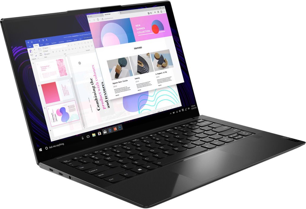 Ультрабук Lenovo Yoga Slim9 14ITL5 Core i7 1165G7/16Gb/SSD1Tb/Intel Iris Xe graphics/14"/IPS/Touch/UHD (3840x2160)/Windows 10/black/WiFi/BT/Cam 82D10028RU 82D10028RU