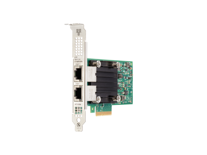 Сетевой адаптер HPE Ethernet 562T 10Gb 2-port BASE-T Intel X550-AT2 Adapter, for Gen10 servers 817738-B21 817738-B21