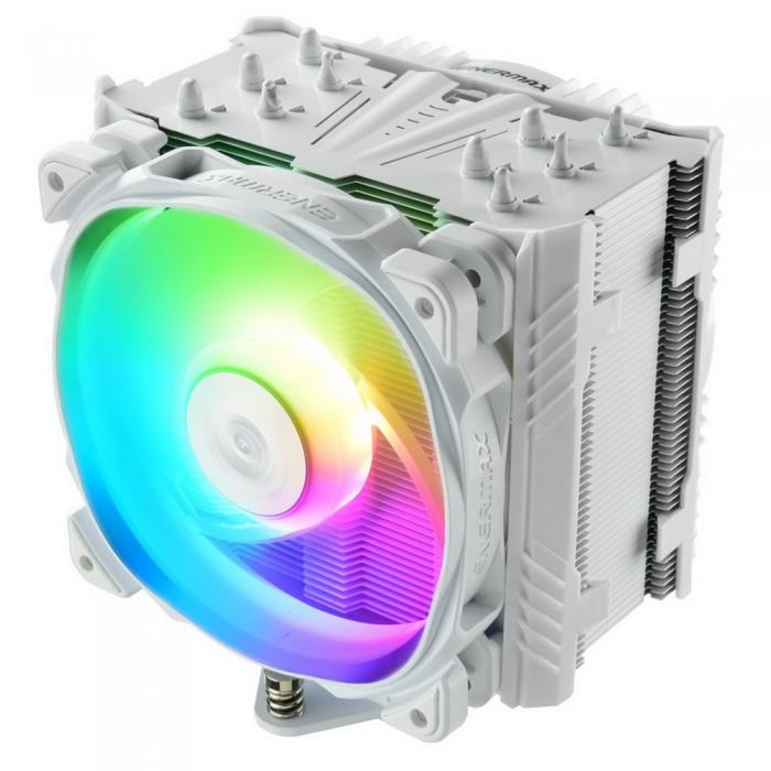 Вентилятор Enermax Universal, TDP 230W, 500~1600 RPM, 23.81~71.32CFM, 14~24dB(A), WHITE, ARGB, RTL ETS-T50A-W-ARGB ETS-T50A-W-ARGB