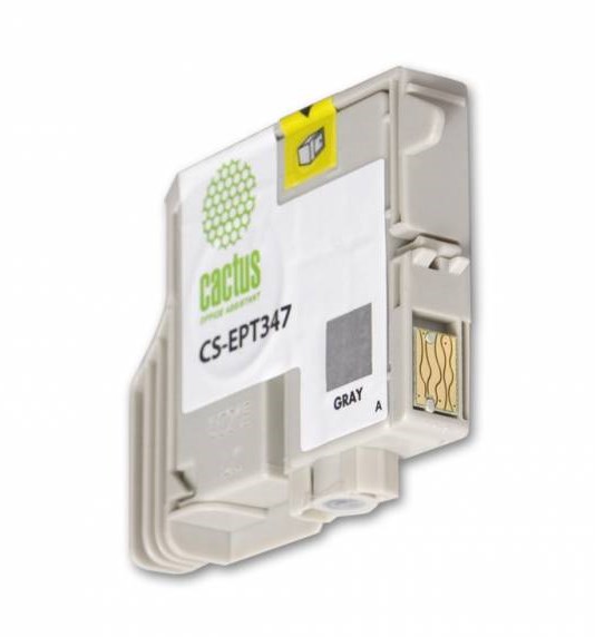 Картридж Cactus струйный CS-EPT347 серый для Epson Stylus Photo 2100 (14.6мл) CS-EPT347 CS-EPT347