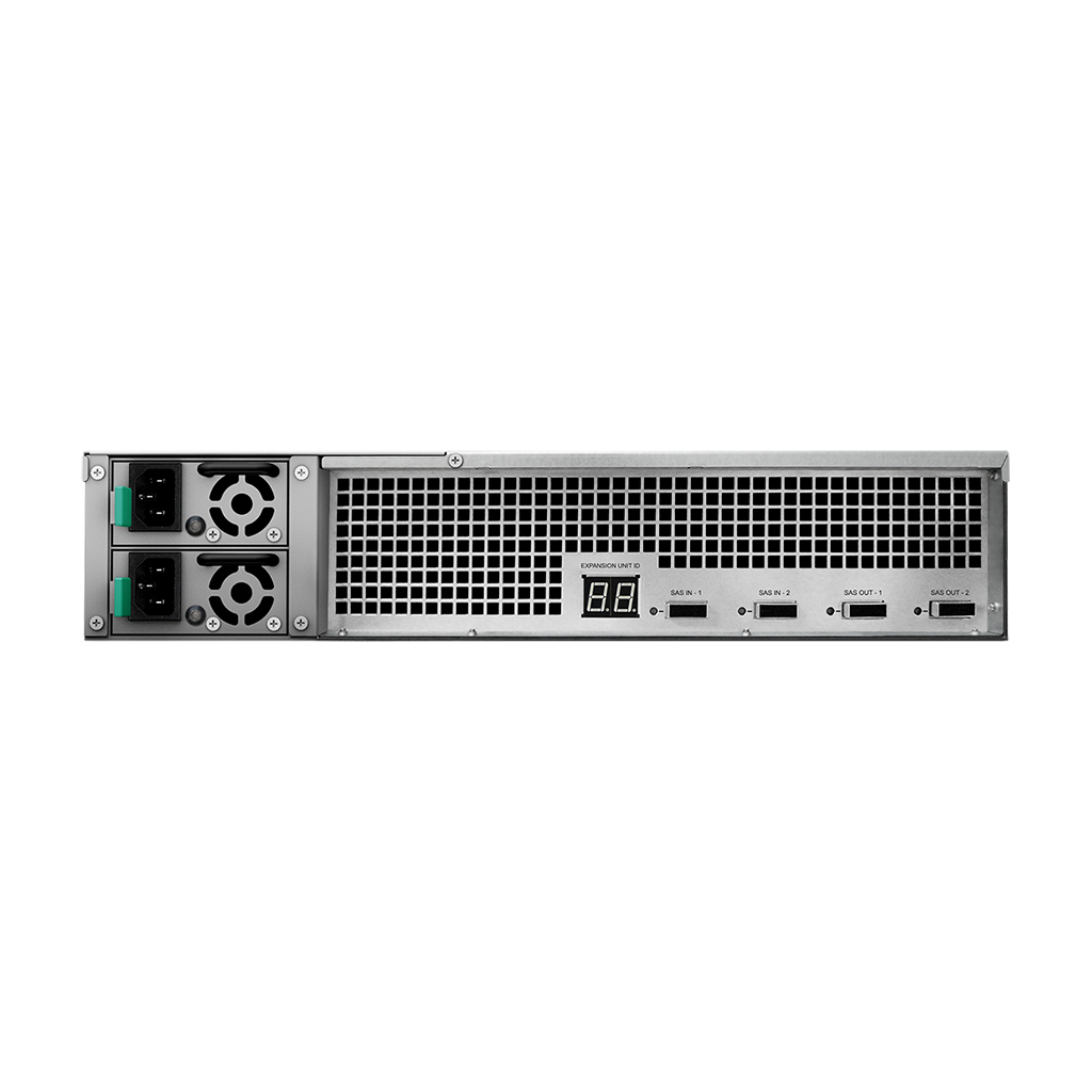 Модуль расширения Synology (Rack 2U) for RS18016xs+ up to 12hot plug HDDs SATA, SAS, SSD(3,5' or 2,5')/2xPS incl SAS Cbl RX1216SAS RX1216SAS